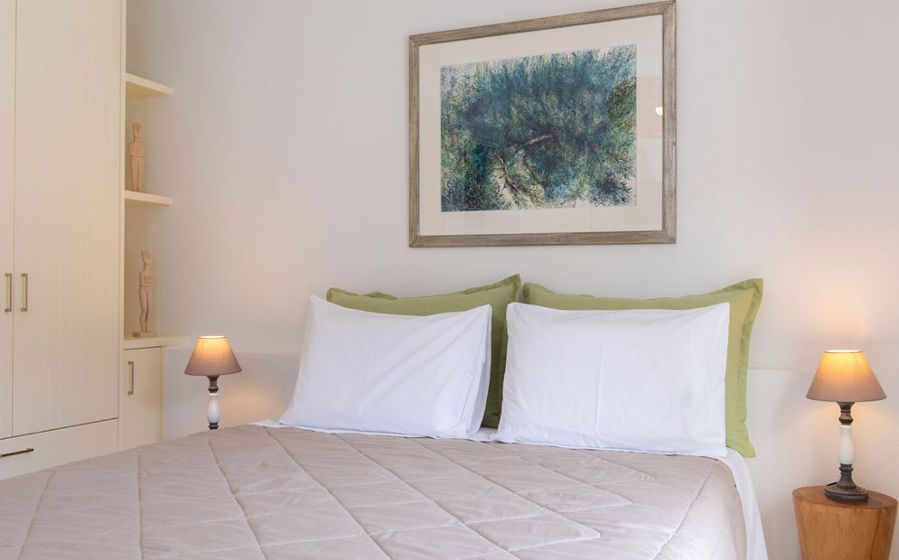 Petra 1 - Κυρίως υπνοδωμάτιο με διπλό κρεβάτι