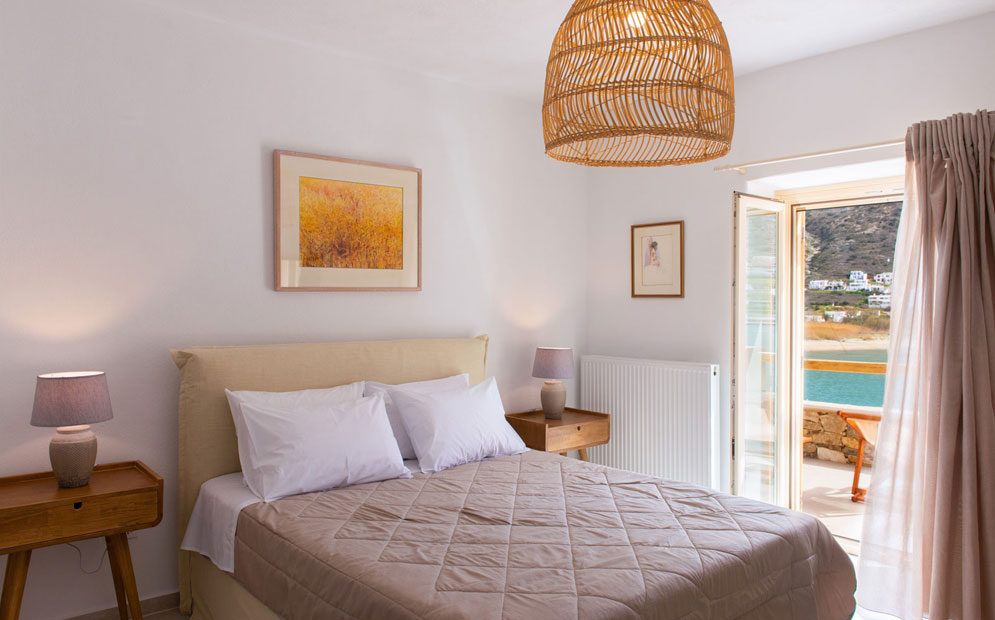 Petra 2 - Κυρίως υπνοδωμάτιο με διπλό κρεβάτι