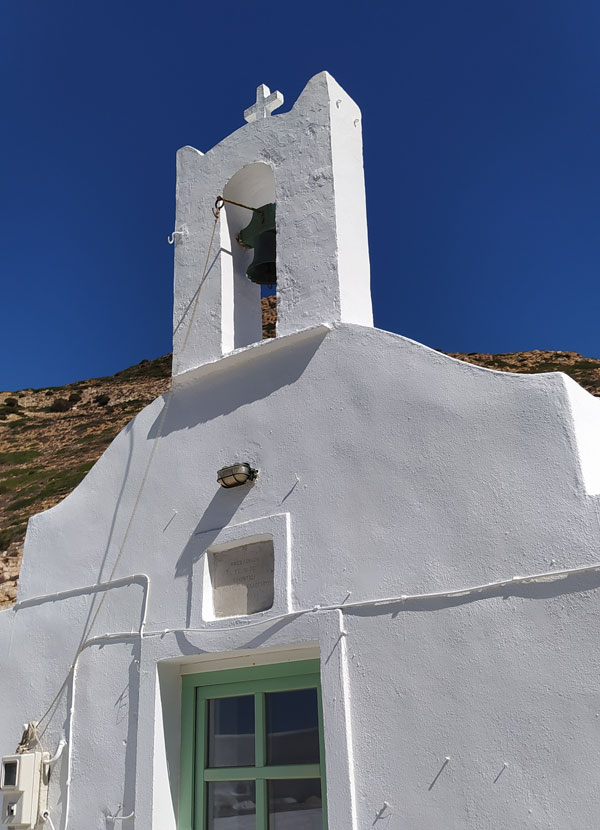 La chapelle d'Agia Marina à Kamares à Sifnos